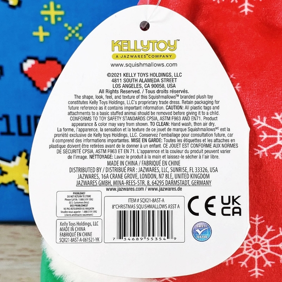 Squishmallow Guri the Gnome 8" UltraSoft Stuffed Christmas Holiday Plush Toy NWT - Picture 12 of 12